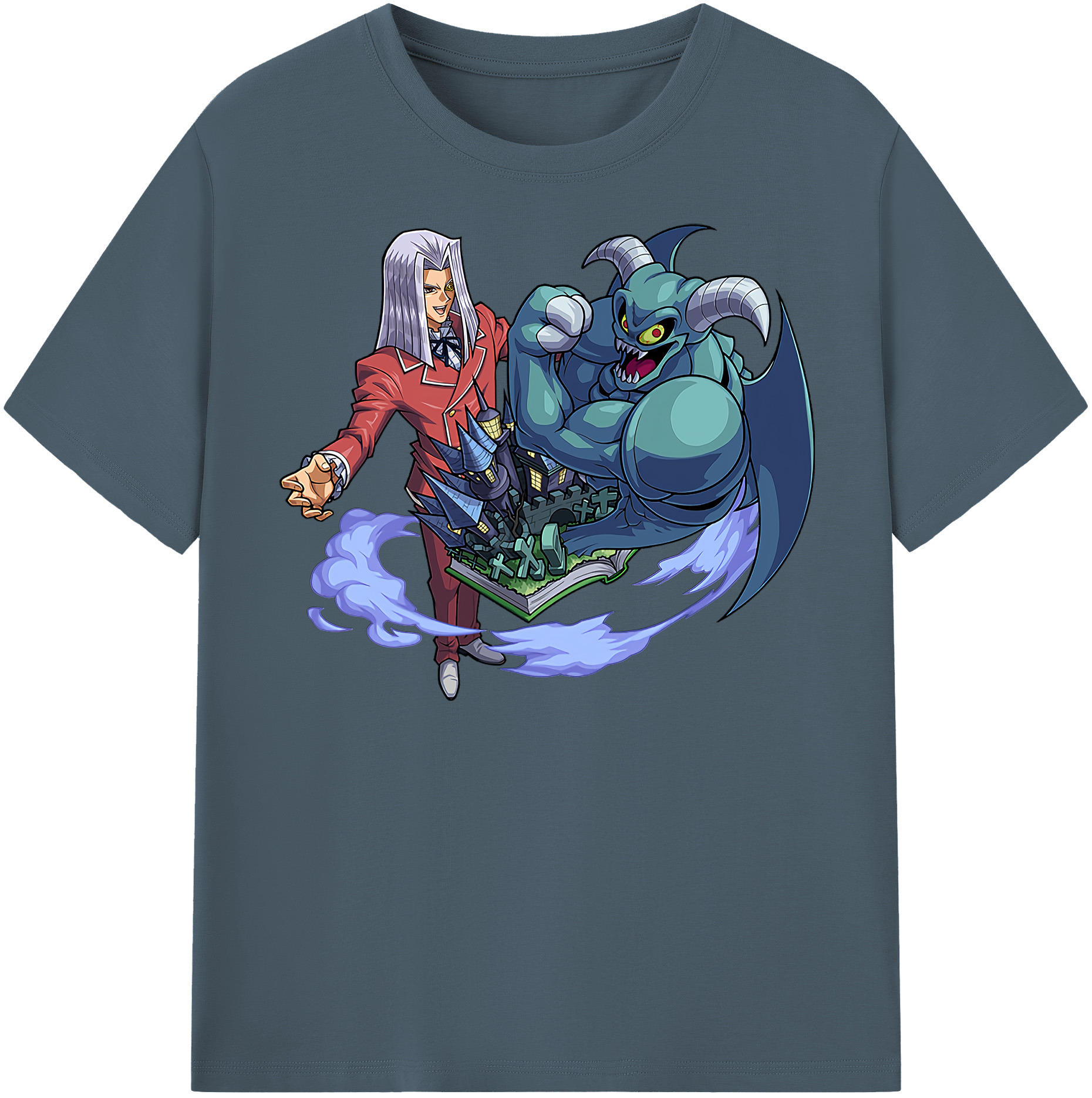 （画像用） 遊☆戯☆王 Yu-Gi-Oh! 綿100％半袖Tシャツ（フロントプリント）